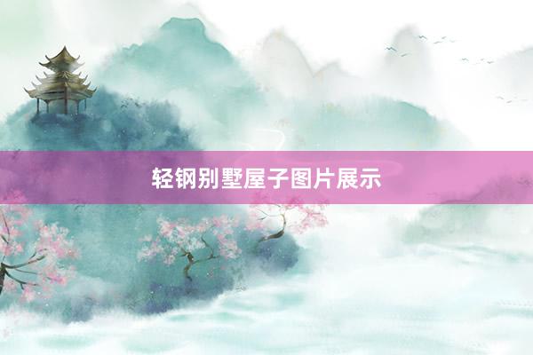 轻钢别墅屋子图片展示